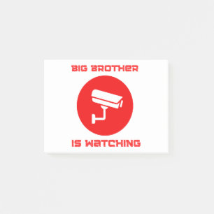 Post-it® Big Brother regarde 1984 ingsoc