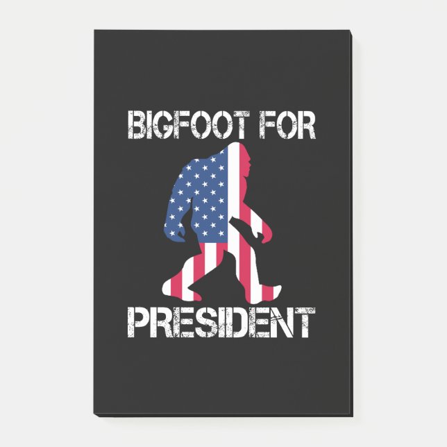 Post-it® Bigfoot pour le président Funny Bigfoot (Devant)
