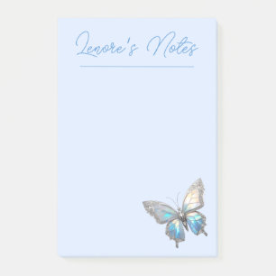 Post-it® Bijoux papillon Opale et argent