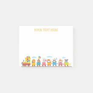 Post-it® Billet comestible Il Notes Mignons Train Animaux J