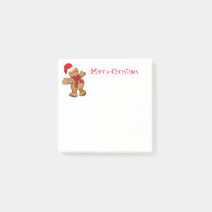 Post-it® Billets de vacances à Gingerbread Homme