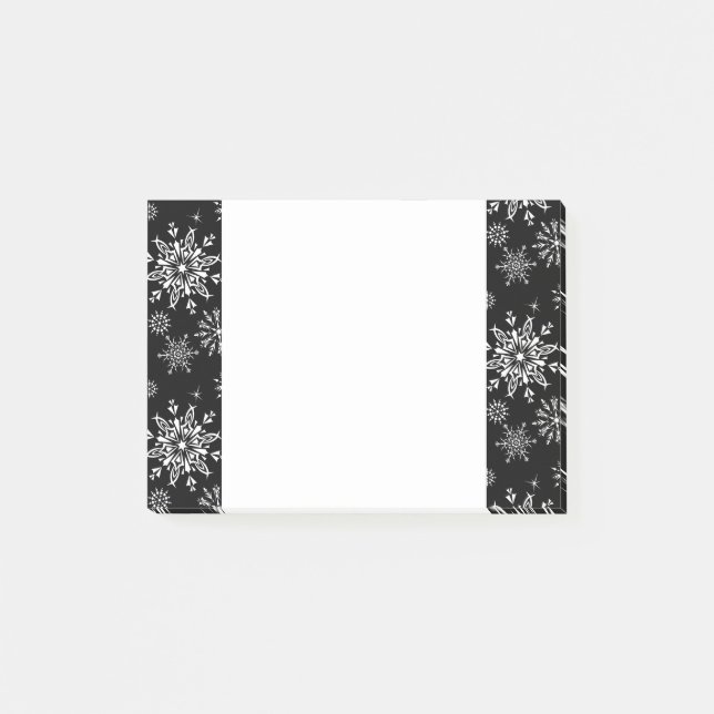 Post-it® Billets de vacances-Snowflakes (Devant)