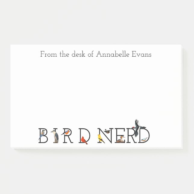 Post-it® Bird Nerd Classic Collection Personnaliser (Devant)