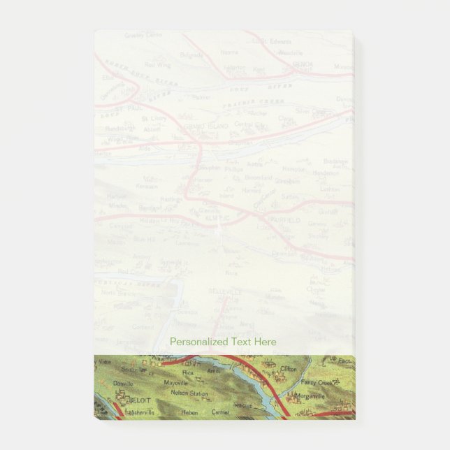 Post-it® Birdseyes Vue sur les grandes plaines (Devant)