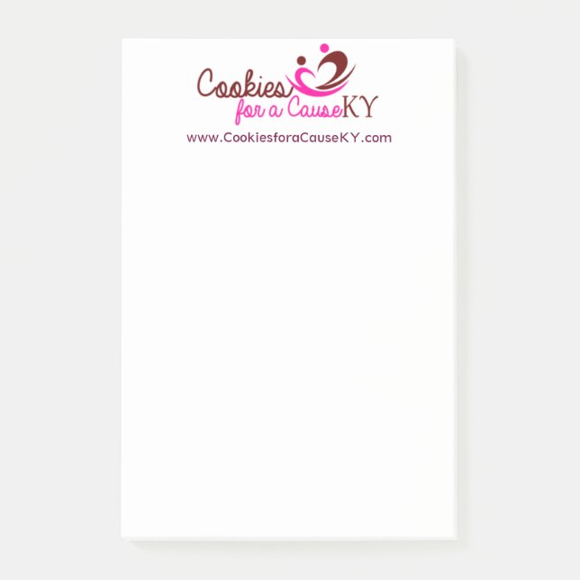 Post-it® Biscuits pour une cause KY bloc - notes 4 x 6 (Devant)