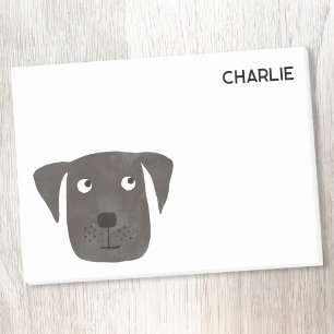 Post-it® Black Labrador Retriever Chien personnalisé