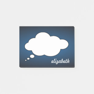 Post-it® Blackboard Talk Bubble Nom personnalisé
