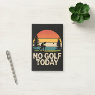 Post-it® Blague de golf d'aujourd'hui drôle triste