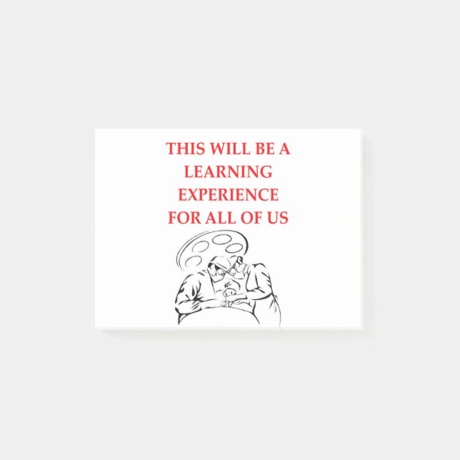 Post-it® Blague du docteur (Devant)