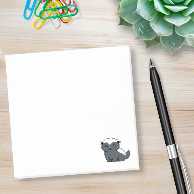 Post-it® Blaireau Miel Cartoon Mignon (Créateur téléchargé)