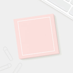 Post-it® Blanc blanc et rose