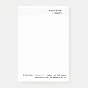 Post-it® Blanc clair minimaliste moderne