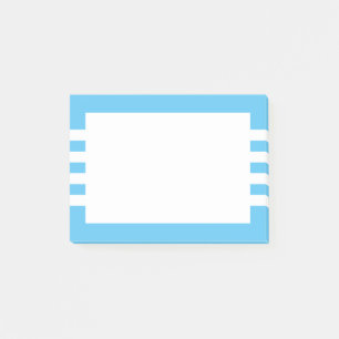Post-it® Blanc moderne Grandes Bleu ciel