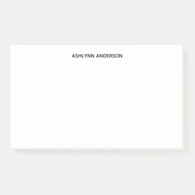 Post-it® Blanc personnalisé (Devant)