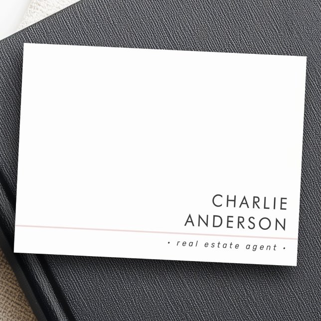 Post-it® Blanc professionnel moderne (Modern white professional post-it notes)