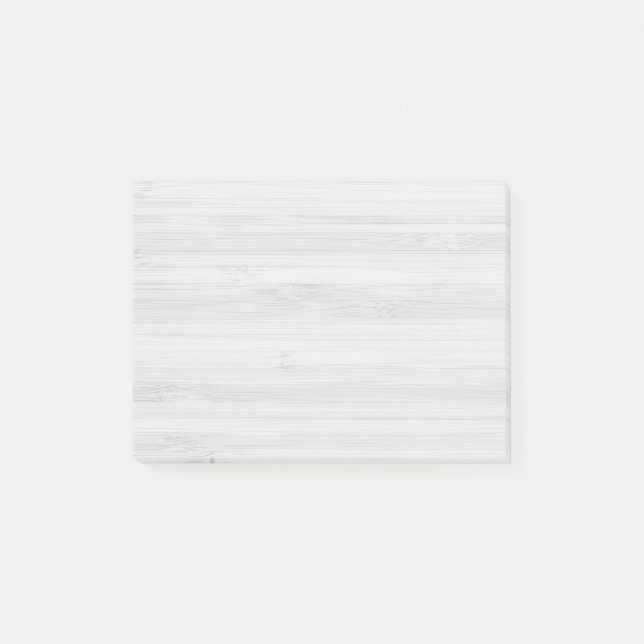 Post-it® Blanc Shabby Chic Minimal en Bois (Devant)