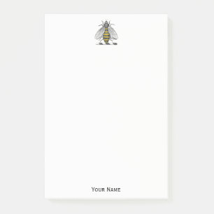 Post-it® Blason Préparatoire Vintage Abeille Armoiries Embl