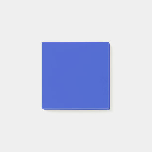 Post-it® Bleu bleu (couleur solide)