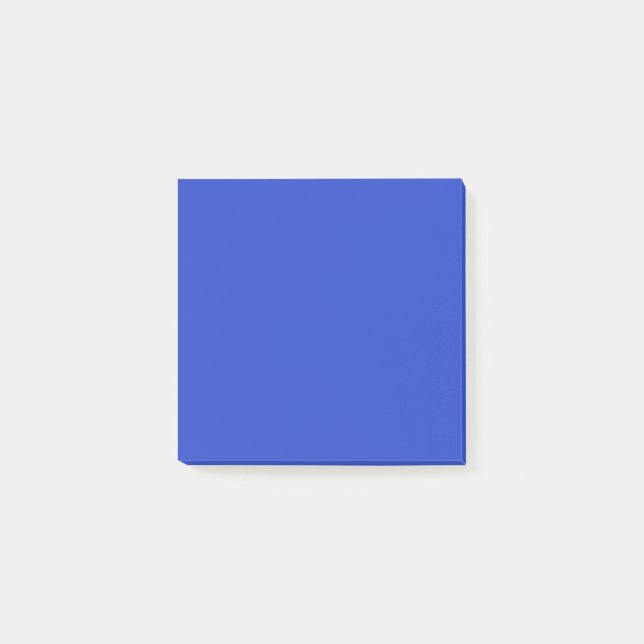 Post-it® Bleu bleu (couleur solide)  (Devant)