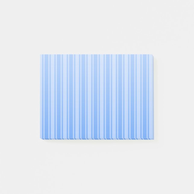 Post-it® Bleu bonbons rayures (Devant)