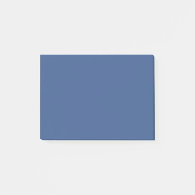 Post-it® Bleu Classique Uni Couleur Simple (Devant)