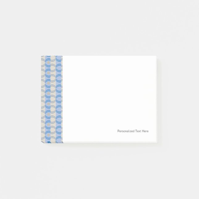 Post-it® Bleu courant Tan de Candystripe (Devant)