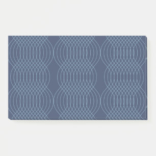 Post-it® Bleu, décoratif, simple, moderne, art ondulé tenda