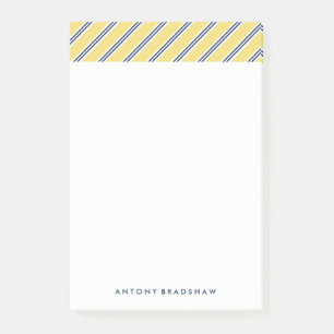 Post-it® Bleu et jaune classiques