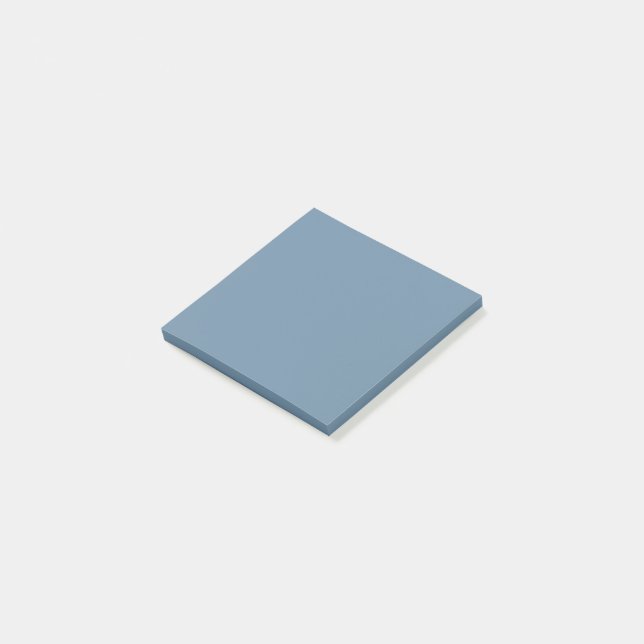 Post-it® Bleu gris (couleur solide)  (Incliné)