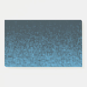 Post-it® Bleu, moderne, rétro, cool, motif à points tendanc