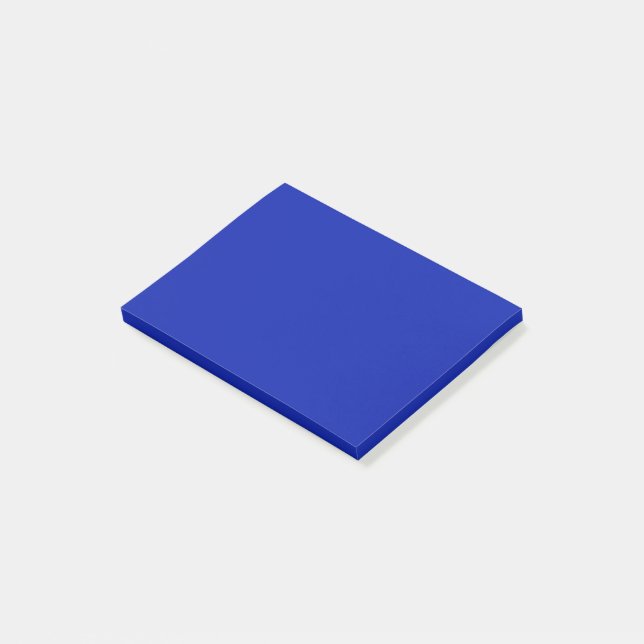 Post-it® Bleu (Pantone) (couleur solide) (Incliné)