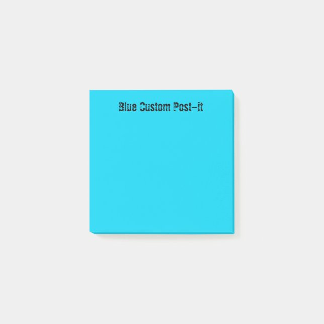 Post-it® Bleu personnalisé (Devant)