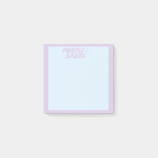 Post-it® Bleu pourpre Petite entreprise (Devant)