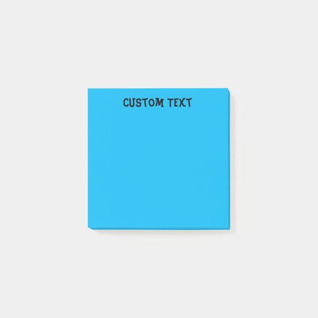 Post-it® Bleu simple (Devant)