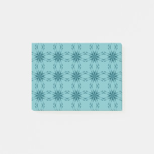 Post-it® bleu turquoise, cool, abstraction fleur tendance