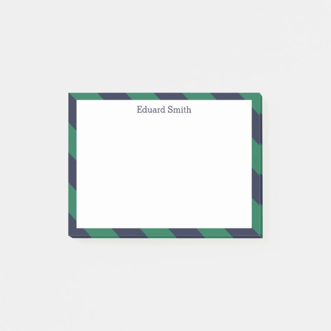 Post-it® Bleus vert et marine (Devant)