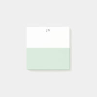 Bloc de couleur blanc de Monogram Joli Green Paste