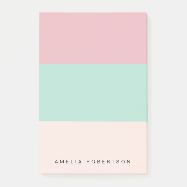 Post-it® Bloc de couleur personnalisé brillant  (Devant)