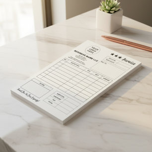 Post-it® Bloc de factures personnalisables avec logo d'entr
