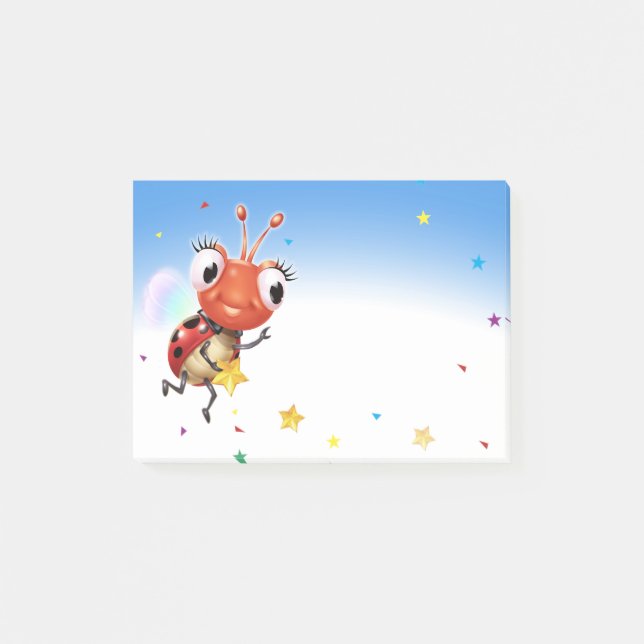 Post-it® Bloc de notes Lil Ladybug Post-it (Devant)