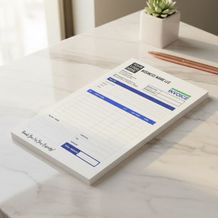Post-it® Bloc de reçus de facture pour petites entreprises 