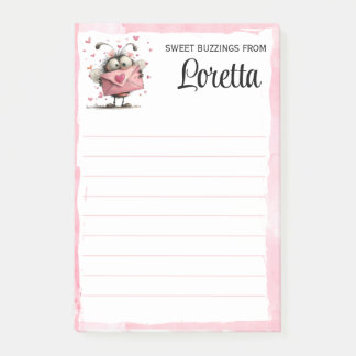 Post-it® Bloc-notes abeille personnalisé pour la Saint-Vale