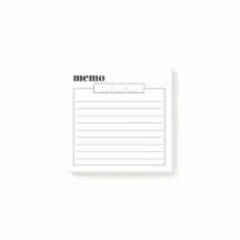 Bloc-notes adhésif Memo quotidien, 7,62 cm x 7,62