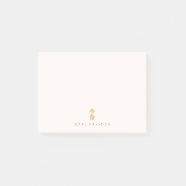 Post-it® Bloc-notes ananas (Devant)