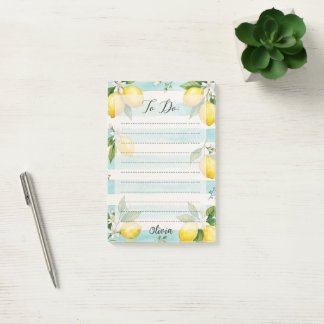 Post-it® Bloc-notes aquarelle personnalisé de liste de tâch