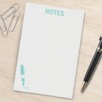 Bloc-notes bleu et gris pour stylo à encre