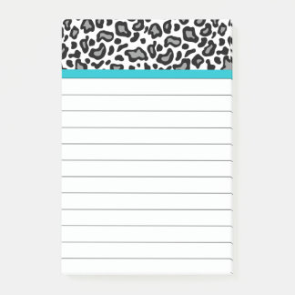 Post-it® Bloc-notes cadeau pour professeur au bureau Léopar