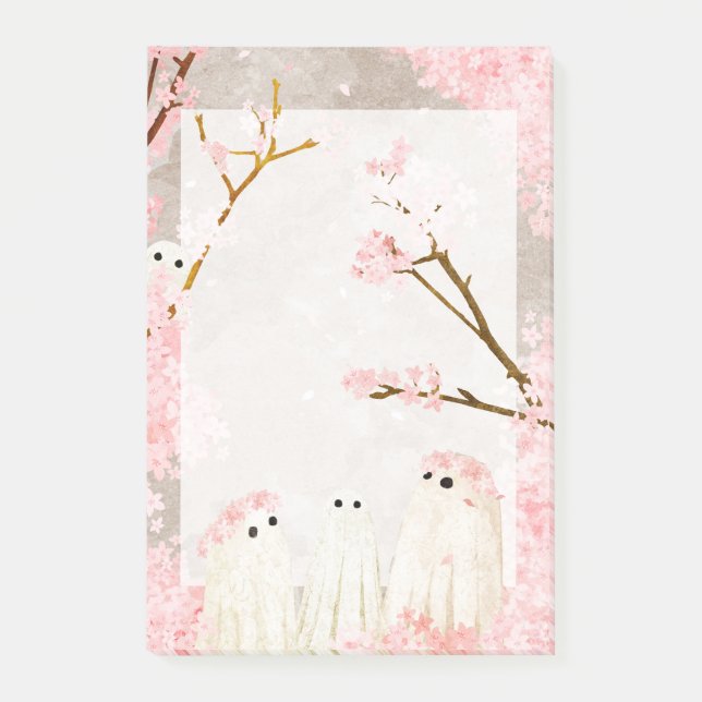 Post-it® Bloc-notes Cherry Blossom Ghosts (Devant)