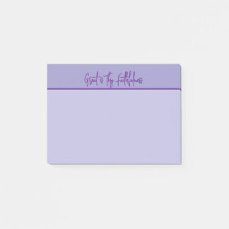 Post-it® Bloc-notes chrétien Grande est leur fidélité