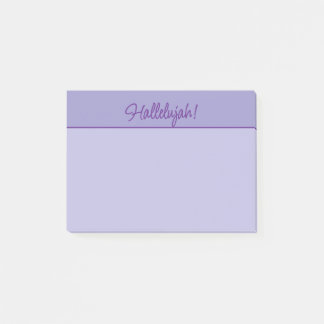 Post-it® Bloc-notes Christian Hallelujah en violet